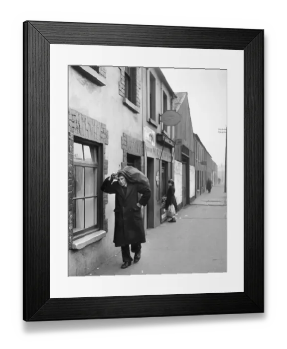 Framed Print : Heavy Sack Framed Print : Heavy Sack