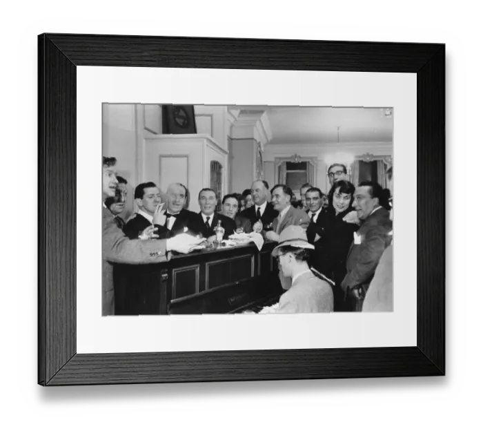 Framed Print : Gangster Launch Party Framed Print : Gangster Launch Party