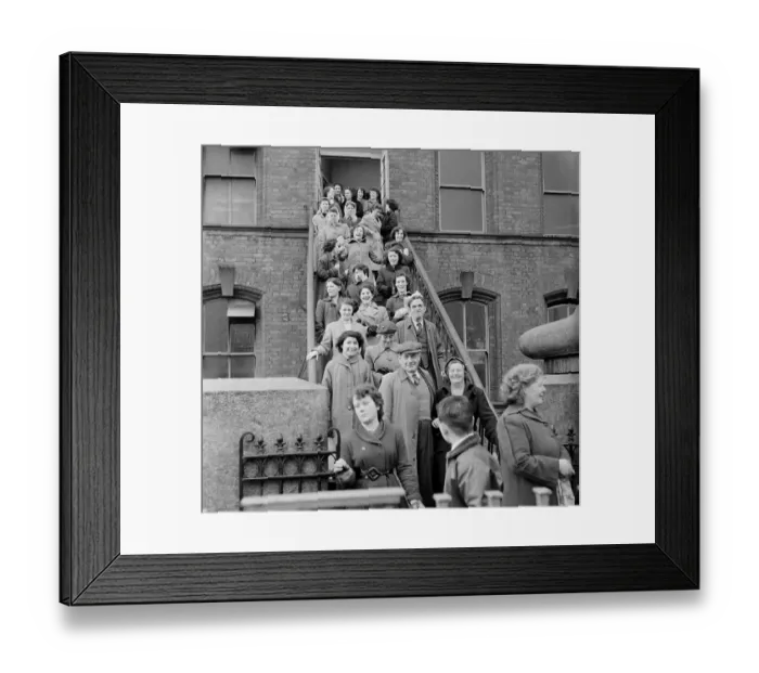 Framed Print : Shirt Makers