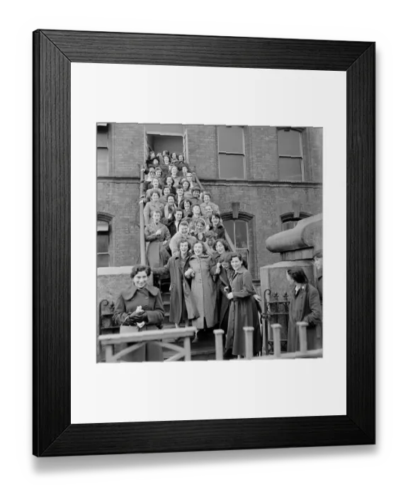 Framed Print : Shirt Factory Workers Framed Print : Shirt Factory Workers