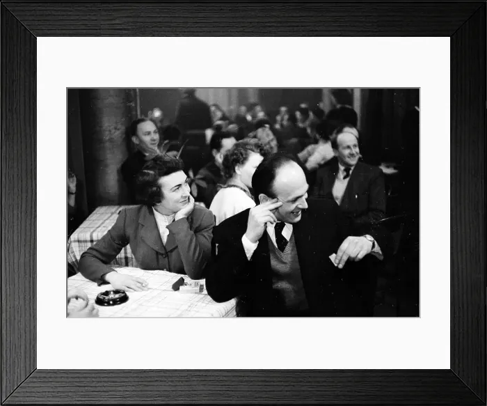 Framed Print : Cafe Clientele Framed Print : Cafe Clientele