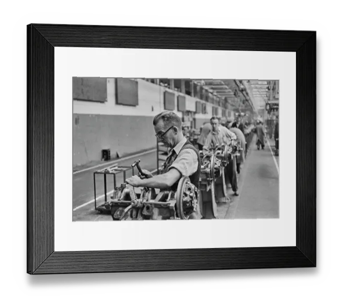 Framed Print : Rootes Group Car Factory Framed Print : Rootes Group Car Factory