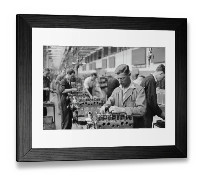 Framed Print : Rootes Group Car Factory Framed Print : Rootes Group Car Factory