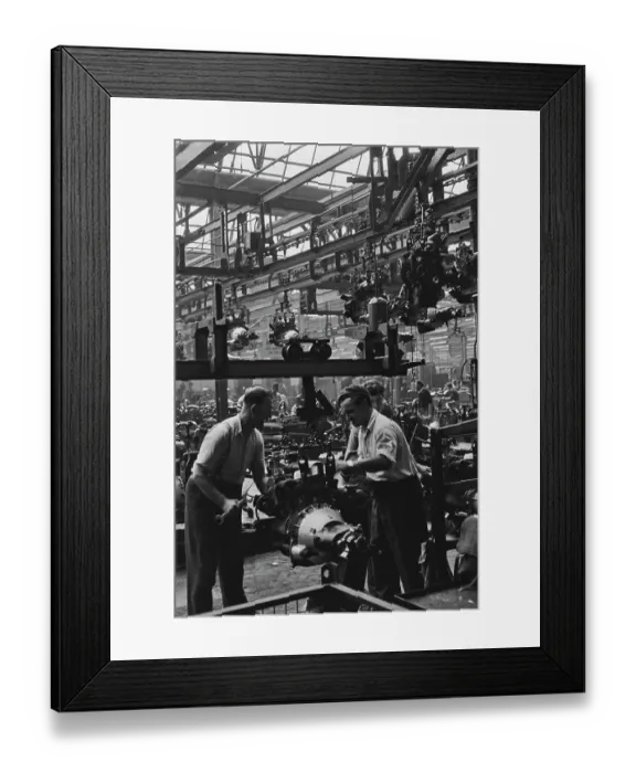 Framed Print : Rootes Group Car Factory Framed Print : Rootes Group Car Factory