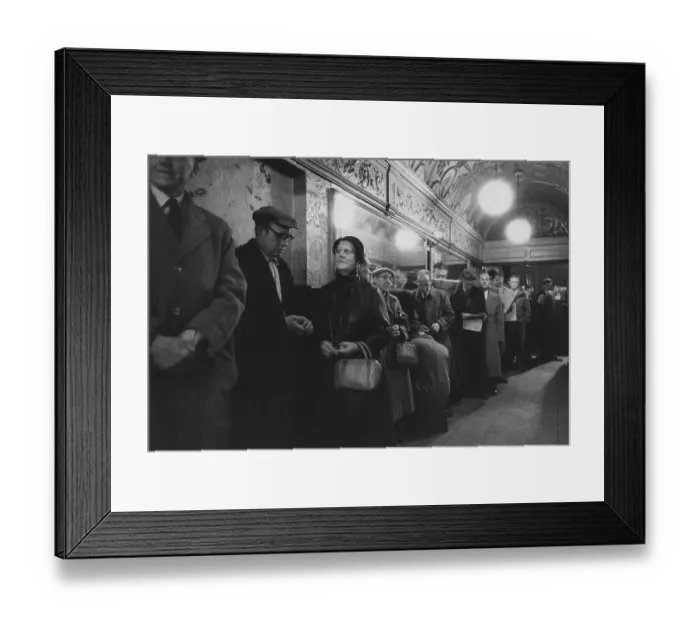 Framed Print : Queuing Up Framed Print : Queuing Up