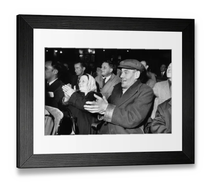 Framed Print : Music Hall Audience Framed Print : Music Hall Audience