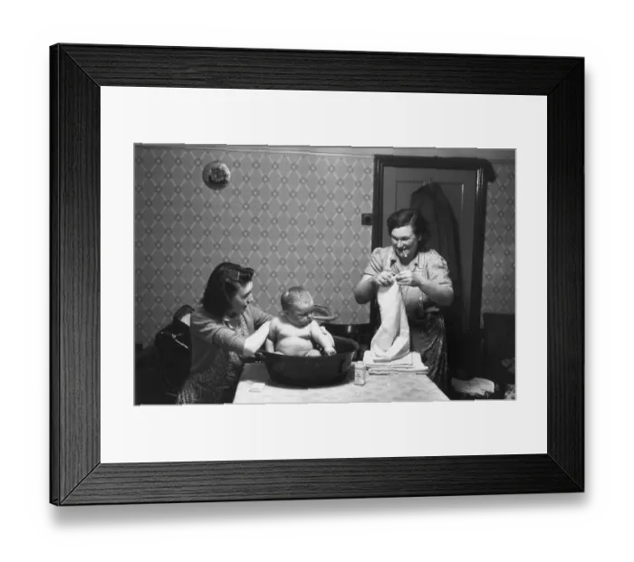 Framed Print : Mother's Help Framed Print : Mother's Help