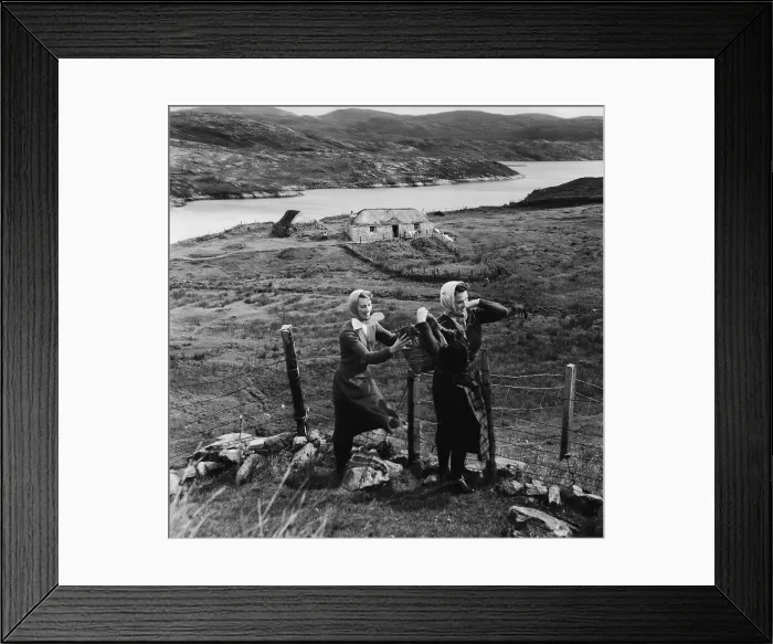 Framed Print : Peat Carriers Framed Print : Peat Carriers