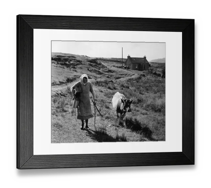 Framed Print : Hebridean Milkmaid Framed Print : Hebridean Milkmaid