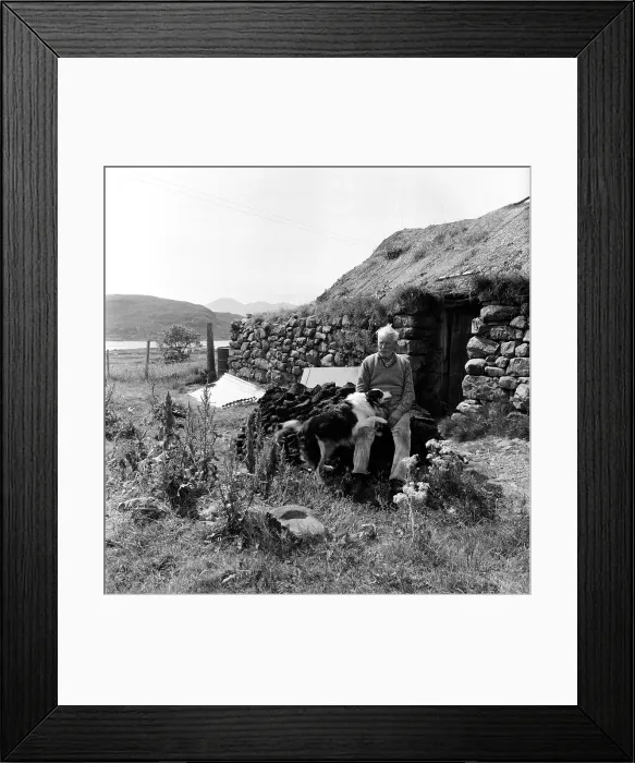 Framed Print : One Man And His Dog Framed Print : One Man And His Dog