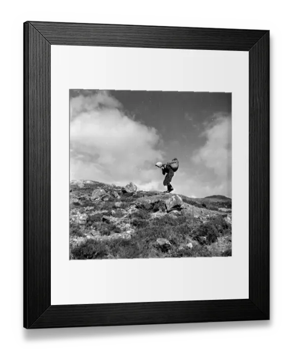 Framed Print : Peat Carrier Framed Print : Peat Carrier