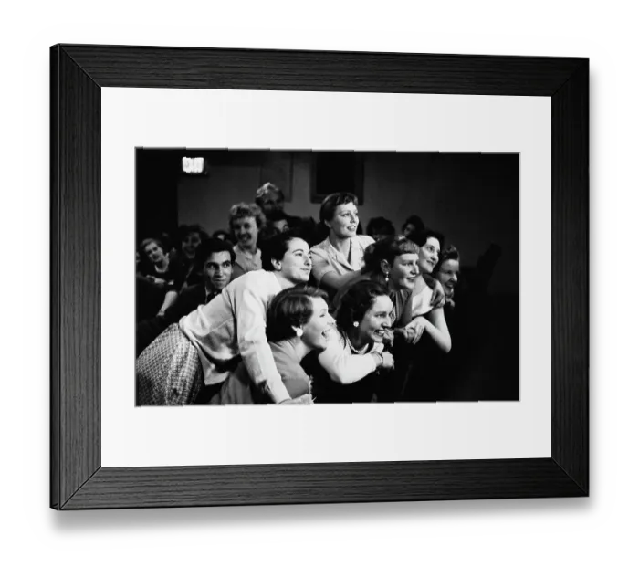 Framed Print : Teenage Audience Framed Print : Teenage Audience