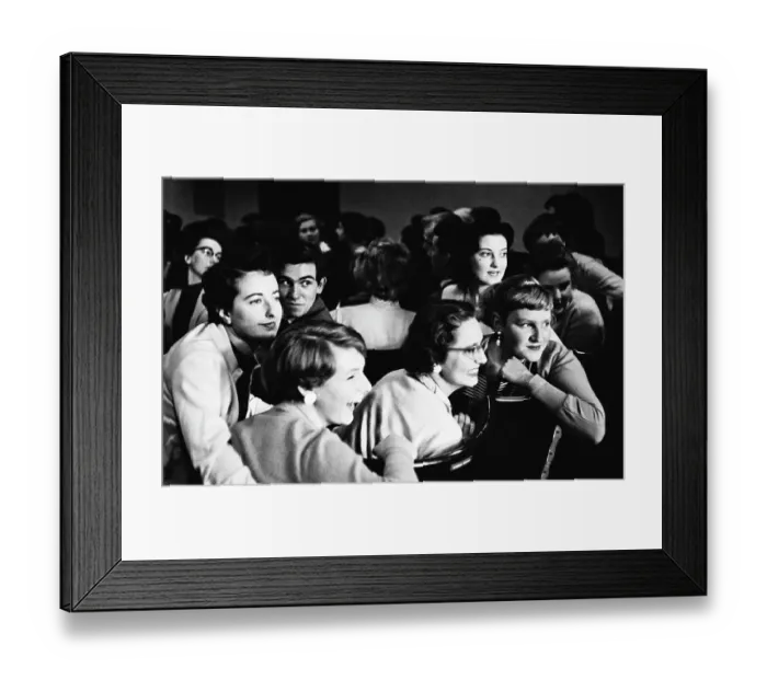 Framed Print : Teenage Audience Framed Print : Teenage Audience