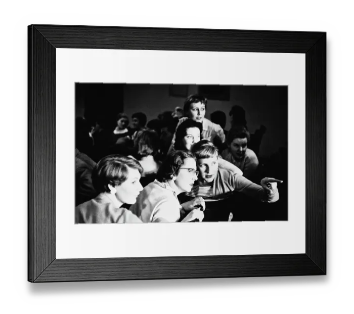 Framed Print : Teenage Audience Framed Print : Teenage Audience