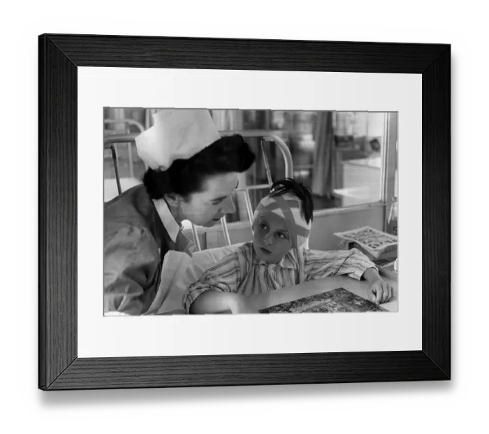 Framed Print : Young Patient Framed Print : Young Patient