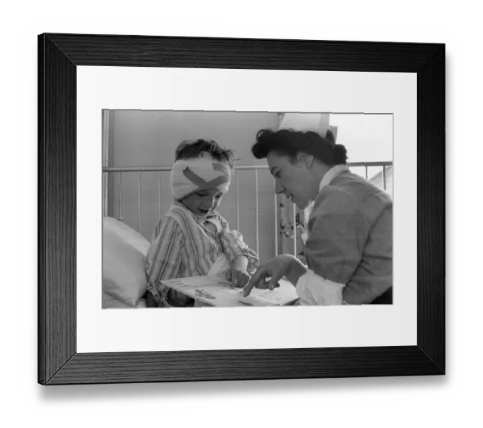 Framed Print : Young Patient