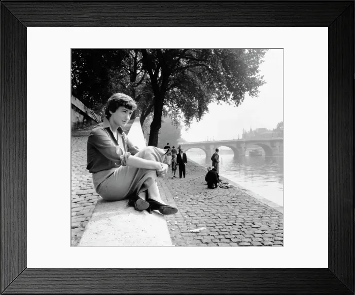 Framed Print : Sagan By The Seine Framed Print : Sagan By The Seine