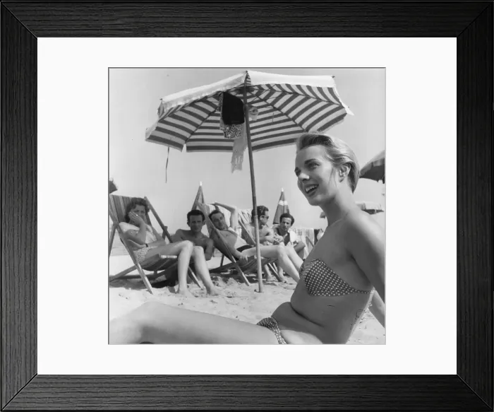 Framed Print : Beach Bikini Framed Print : Beach Bikini