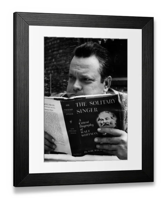 Framed Print : Orson Welles