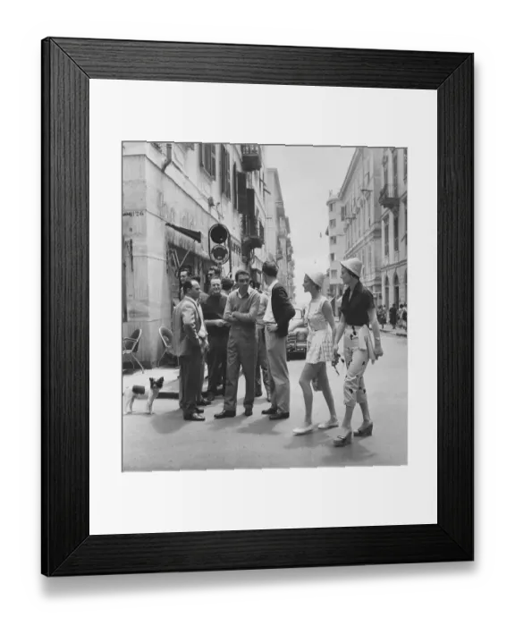 Framed Print : Models On Holiday Framed Print : Models On Holiday