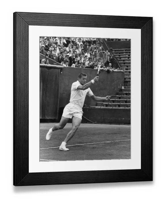 Framed Print : Trabert's French Open Framed Print : Trabert's French Open