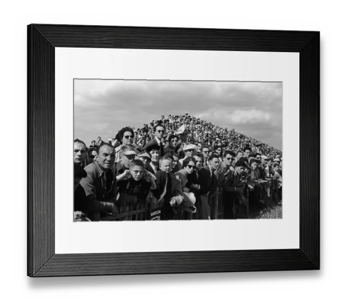 Framed Print : Spectators At Le Mans Framed Print : Spectators At Le Mans
