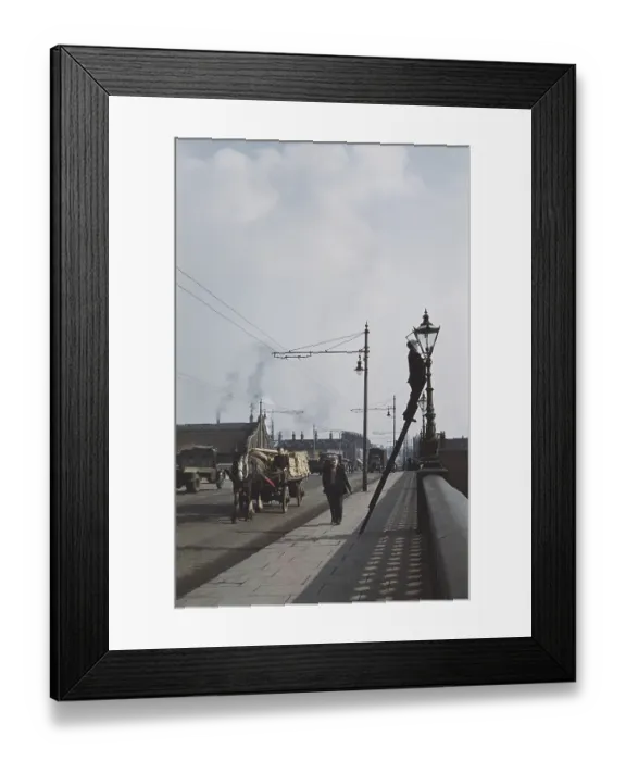 Framed Print : Bridge Traffic Framed Print : Bridge Traffic