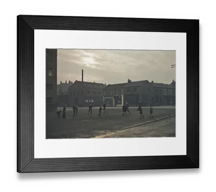 Framed Print : Street Football In Belfast
