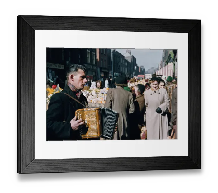 Framed Print : Irish Accordionist Framed Print : Irish Accordionist
