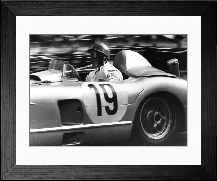 Framed Print : Mercedes Racer Framed Print : Mercedes Racer