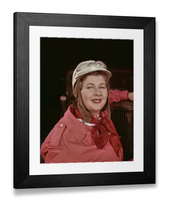 Framed Print : Portrait of Racing Driver Tanya Crouch Framed Print : Portrait of Racing Driver Tanya Crouch