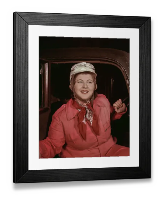 Framed Print : Portrait of Racing Driver Tanya Crouch Framed Print : Portrait of Racing Driver Tanya Crouch