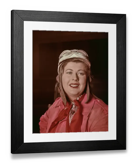 Framed Print : Portrait of Racing Driver Tanya Crouch Framed Print : Portrait of Racing Driver Tanya Crouch