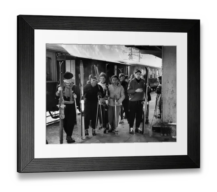 Framed Print : Off To The Slopes Framed Print : Off To The Slopes
