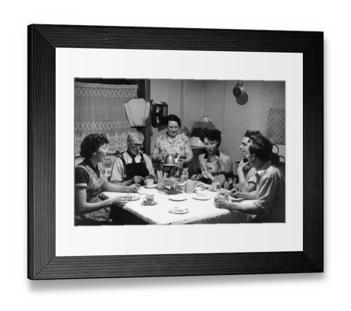 Framed Print : Family Tea Framed Print : Family Tea