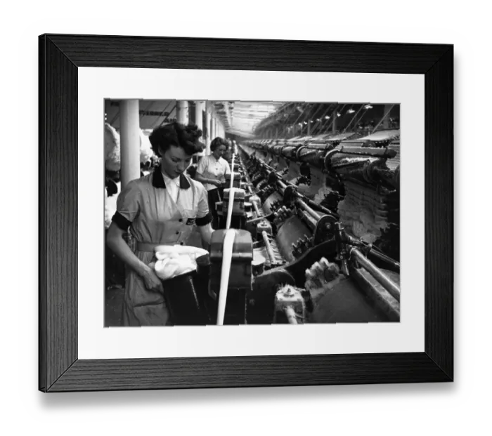 Framed Print : Cotton Factory