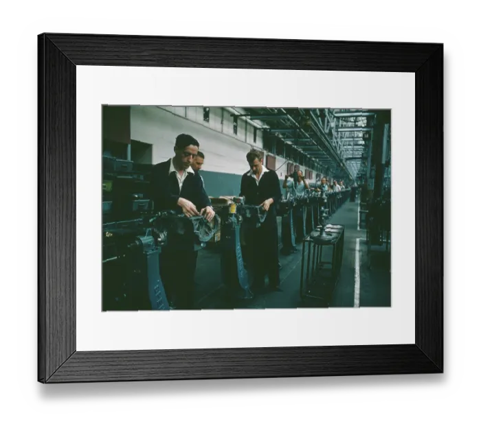Framed Print : Vauxhall Workers Framed Print : Vauxhall Workers