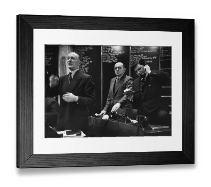 Framed Print : Stock Brokers Framed Print : Stock Brokers