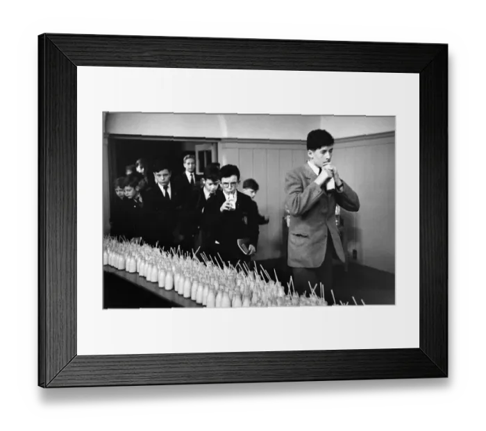 Framed Print : Milk Monitor