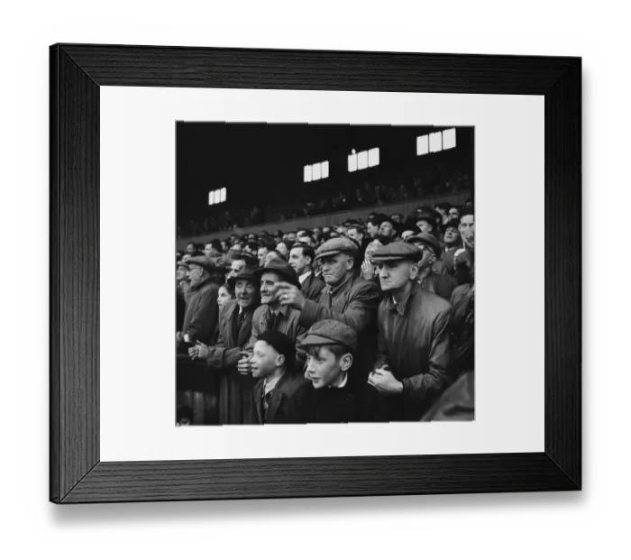 Framed Print : Flat Cap Crowd Framed Print : Flat Cap Crowd