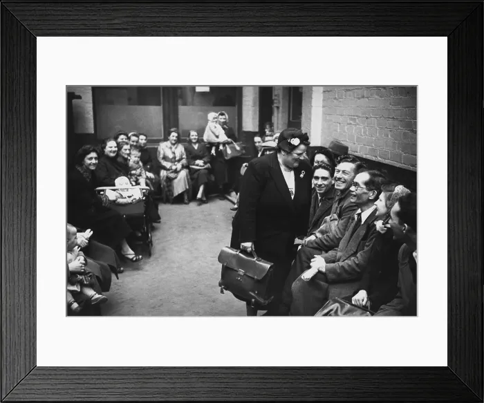 Framed Print : Bessie Braddock Framed Print : Bessie Braddock