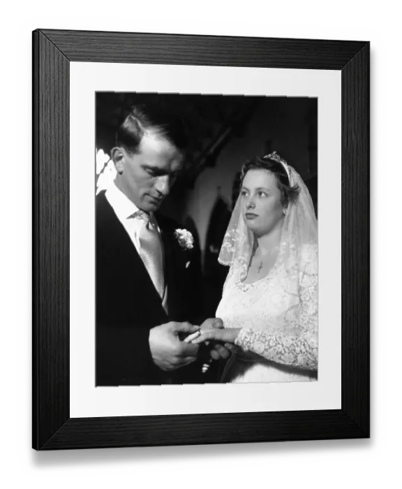 Framed Print : I Thee Wed
