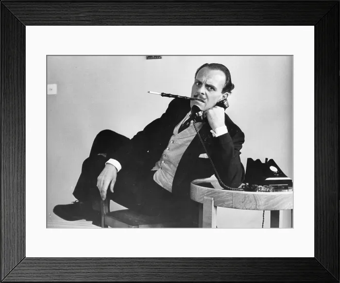 Framed Print : Terry-Thomas Calls Framed Print : Terry-Thomas Calls