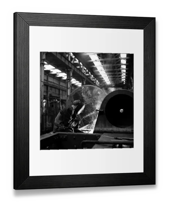 Framed Print : Clydeside Factory Framed Print : Clydeside Factory