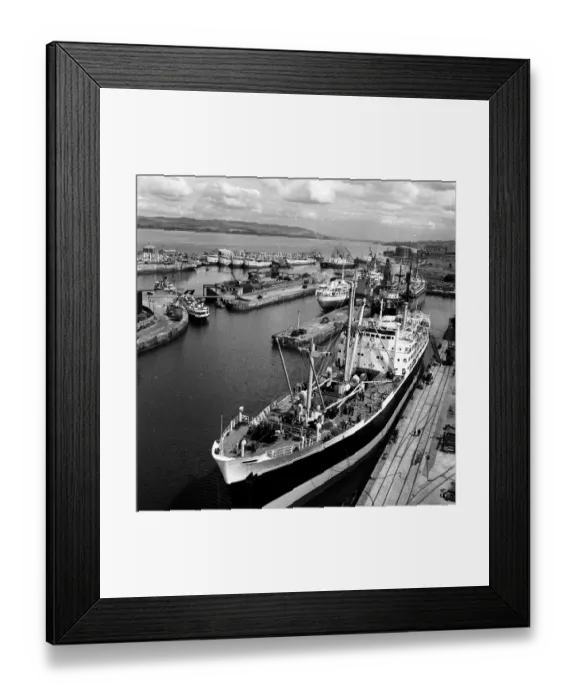 Framed Print : Clydeside Port Framed Print : Clydeside Port