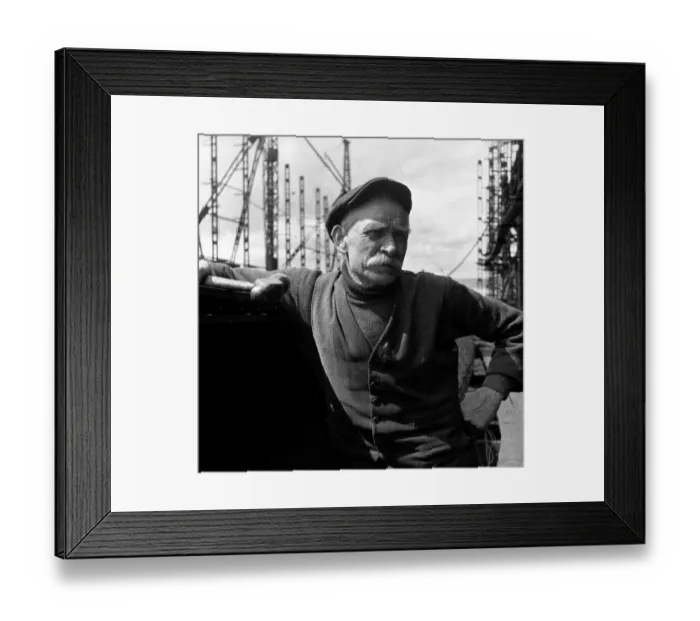 Framed Print : Dock Worker Framed Print : Dock Worker
