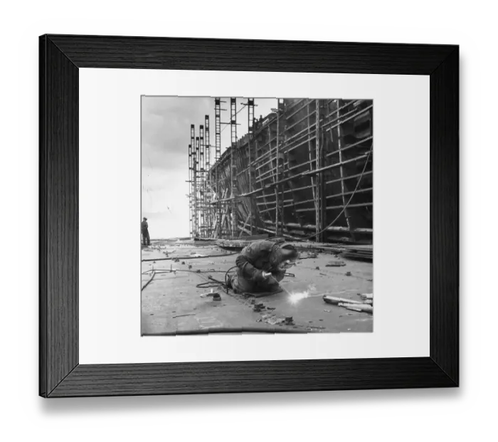 Framed Print : Greenock Welder Framed Print : Greenock Welder