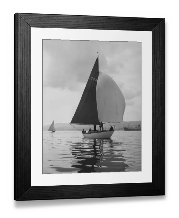 Framed Print : Yachting. 17th July 1954: The yacht Nyachilwa takes part in a regatta near Framed Print : Yachting. 17th July 1954: The yacht Nyachilwa takes part in a regatta near