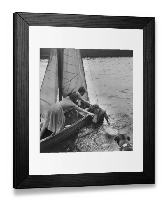 Framed Print : Man Overboard Framed Print : Man Overboard