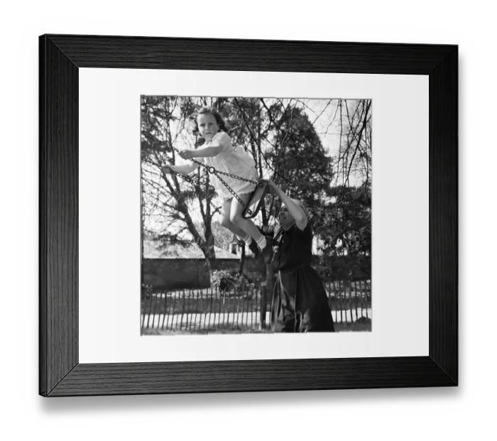 Framed Print : Swinging Fun Framed Print : Swinging Fun